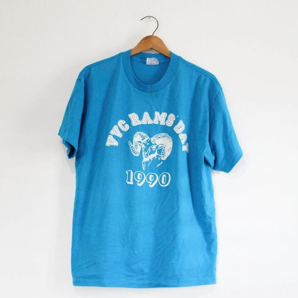 Vintage Victor Valley College Rams VVC T Shirt XL